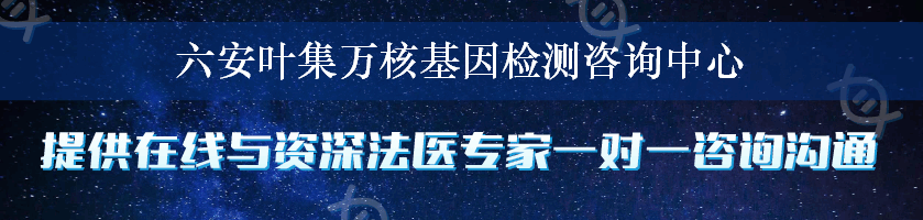 六安叶集万核基因检测咨询中心